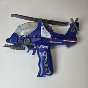 Police K-Copter Aerial Commander Helicopter Toy Sound Light Working